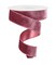 RG Ribbon: Dusty Pink Deluxe Velvet and Satin Wired Ribbon for Bows, Wreaths, Crafts, and Decorations